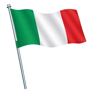 Italian flag sticker