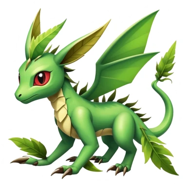 Shiny Exotic Flygon-Amaura-Leafeon-Scyther-Hybrid-Creature sticker