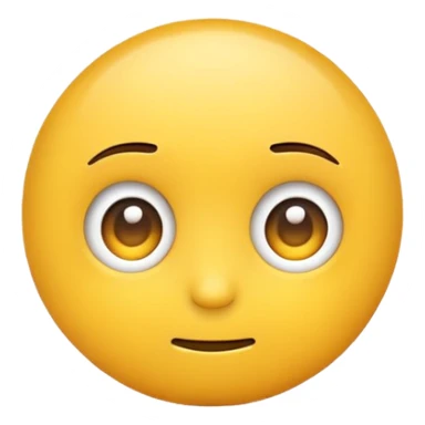 Emoji giving a side look sticker