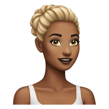 Makeup brish with sparkle sticker