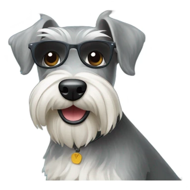 Zwergschnauzer at a VW California Ocean sticker