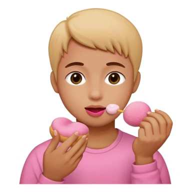 eating mochi sticker