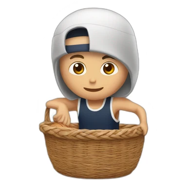 eminem playing basket sticker