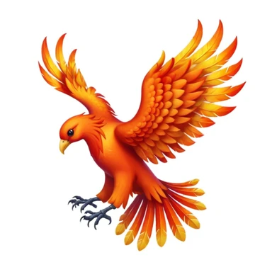 Phoenix bird sticker