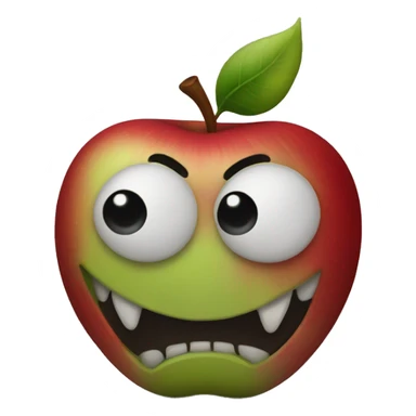 Insidious apple sticker