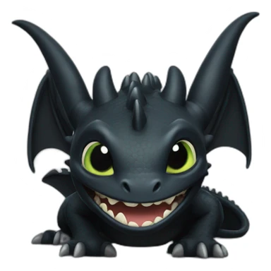 Toothless dragon sticker