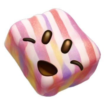 Candy falling from a night sky  sticker