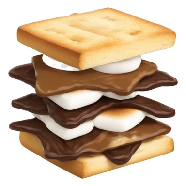 1 layer s'mores sandwich sticker