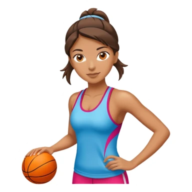 sport vrouw sticker