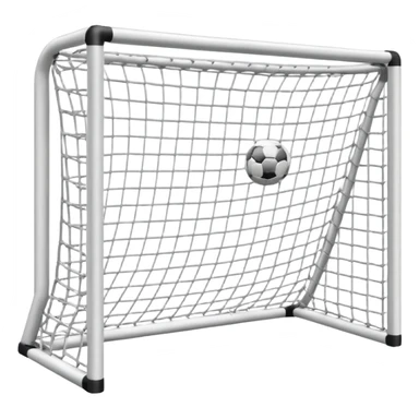 football goal straight on sticker