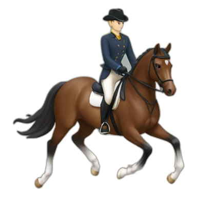 Équitation sticker