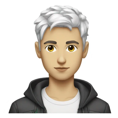 Iranian white boy cyberpunk sticker