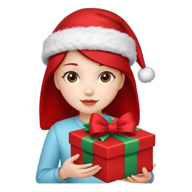 Christmas Girl sticker
