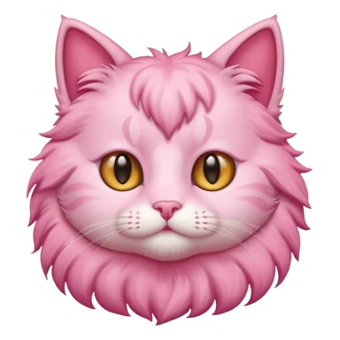 cute pink cat in cutecore sticker