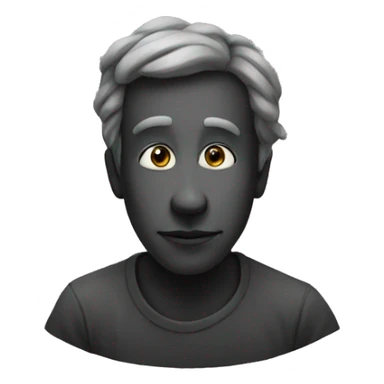 Charcoal piece sticker