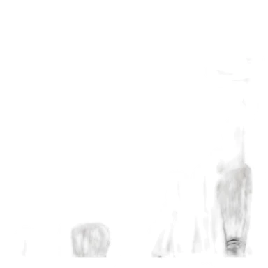 toon painting brush with many colors ink sticker