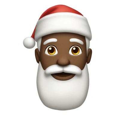 Papá Noel blanquito y adorable  sticker