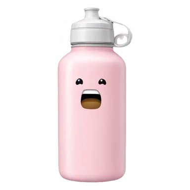 Light pink Stanley water bottle sticker