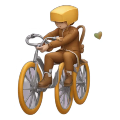 deux roux sur un deux roues sticker