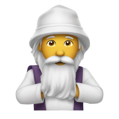 emoji estudando sticker