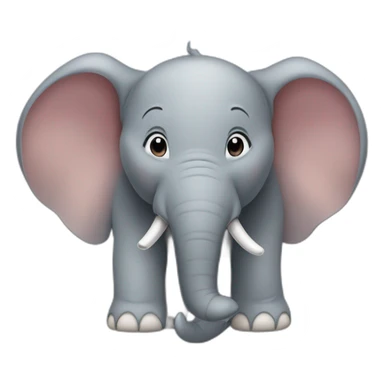 Éléphant sur une souris sticker