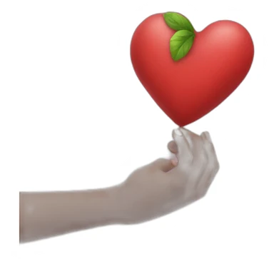 coeur avec les mains sticker