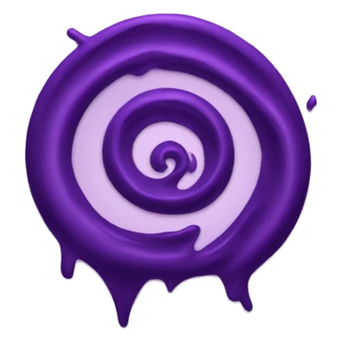 A deep purple vortex  sticker