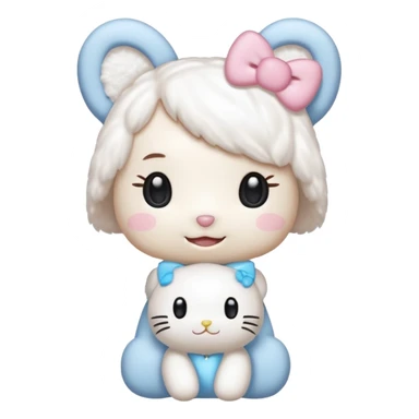 Cinamoroll hello kitty sticker