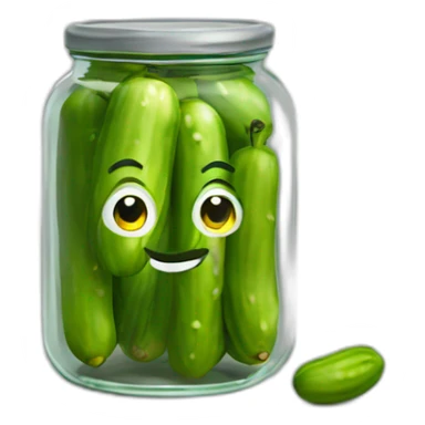 pickles jar sticker