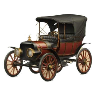 car 19 century sticker
