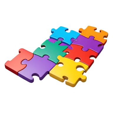 Jigsaw puzzles sticker