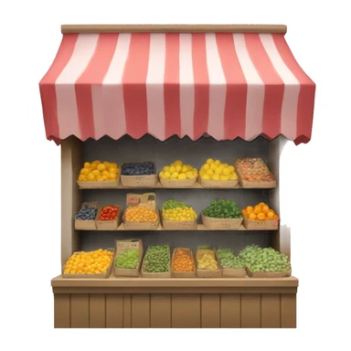 market stall sticker