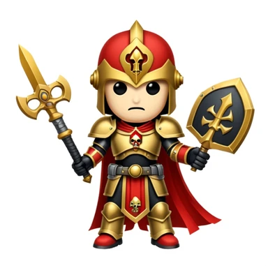 Warhammer 40k emoji inquisition squad sticker