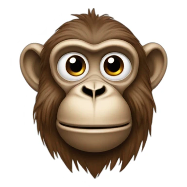 Monkey wearing Jordan 4 sticker