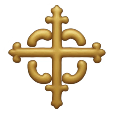 Croix inversé sticker