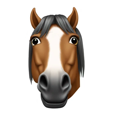 a horse upside down sticker