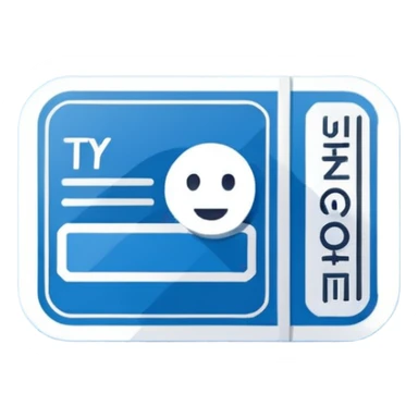 iphone style 
ticket support  icon  sticker
