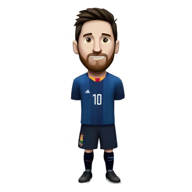 Messi besando a la copa del mundo  sticker
