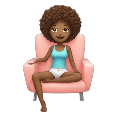 relax-girl sticker