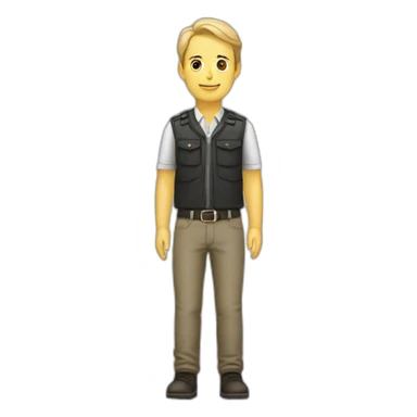 german prototyp person, full body, make it the most german possible sticker