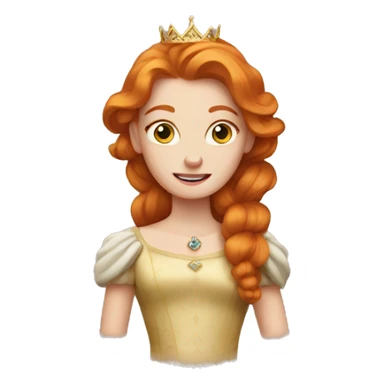 Ginger princess sticker