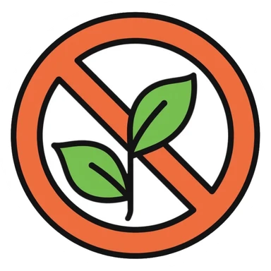 zero waste symbol with leaf sticker