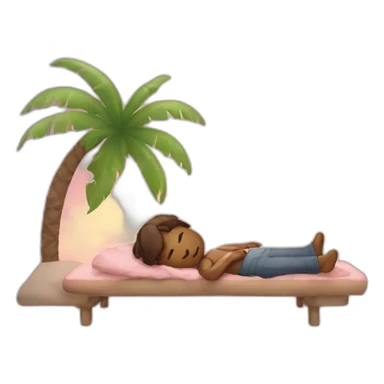 Dreaming of a palm sticker