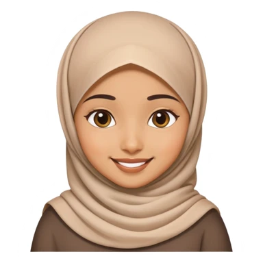Bengali girl wearing hijab sticker