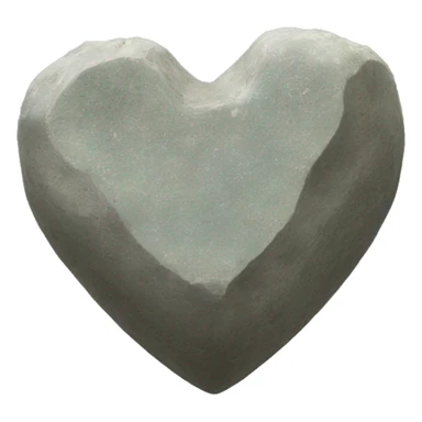 Piedra corazón piedra sticker