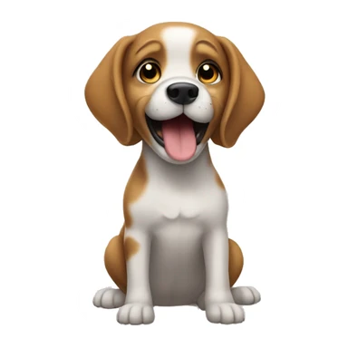 dog was singing  sticker