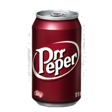 dr pepper can sticker