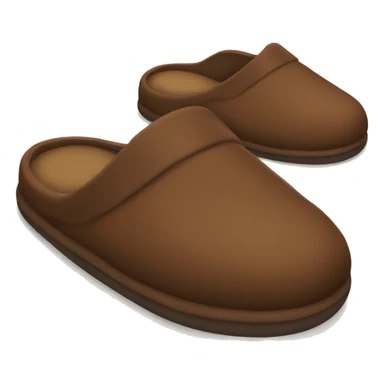 Brown slippers sticker