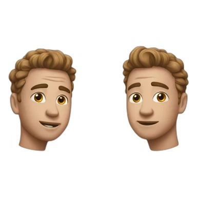 Billy and Bobby two blobs sticker