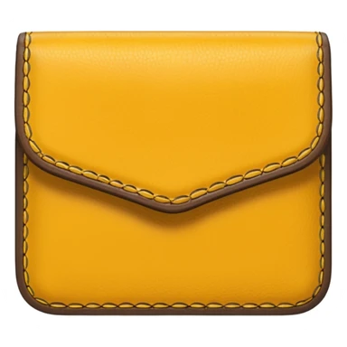 Travel yellow wallet – larger sticker